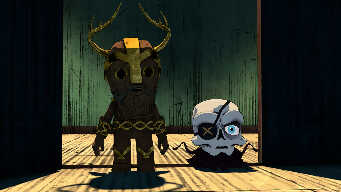 The Golden Baboon Head