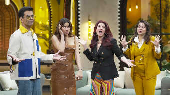 Janhvi Kapoor and Karan Johar