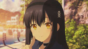 A Girl and a Pirate Ship