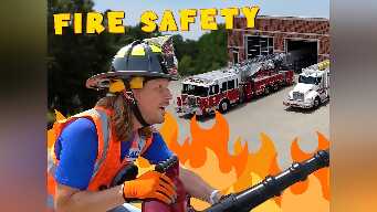 Fire Safety with Fire Fighters | Fire Truck for Kids Handyman Hal