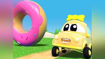 Baby Rocky at the race / Super Propeller / Birthday Party & Giant Donut / Baby Car is lost