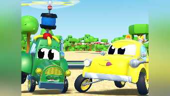 Spring: Accident on the bridge / Ambulance Robot / April Fool : Racing car stuck in Jelly / Thor and the City Power