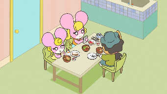 Mimi and Papa / Aoma's house-sitting / The Mysterious Morning of Gunma-chan