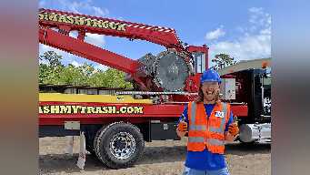 Smash My Trash Truck with Handyman Hal | Smash Trash Garbage Dumpster Truck