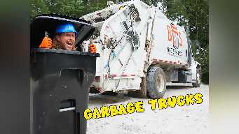 Garbage Trucks with Handyman Hal | Trash pickup with Garbage Truck | Fun Videos for Kids