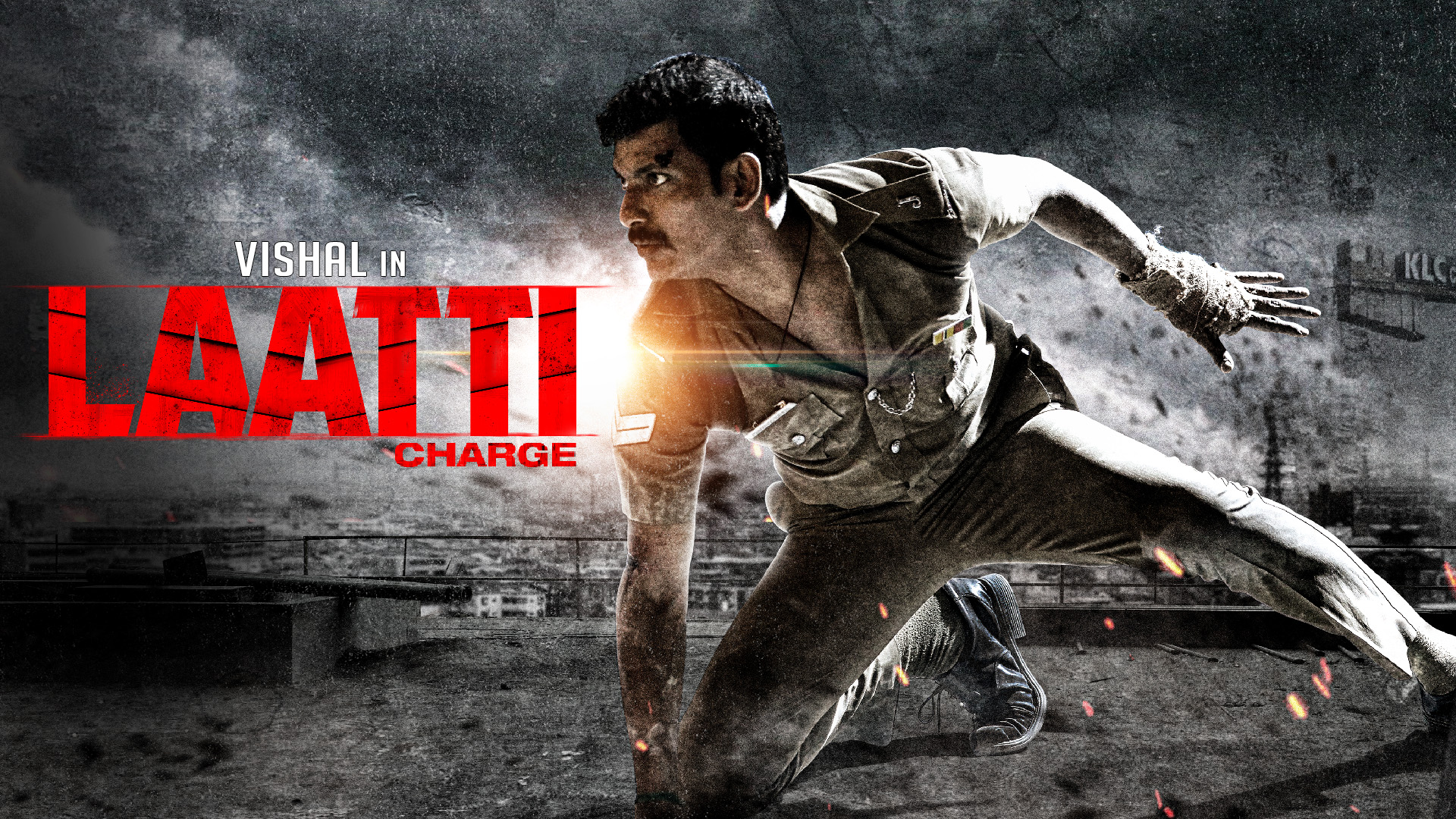 Vishal in Laatti Charge